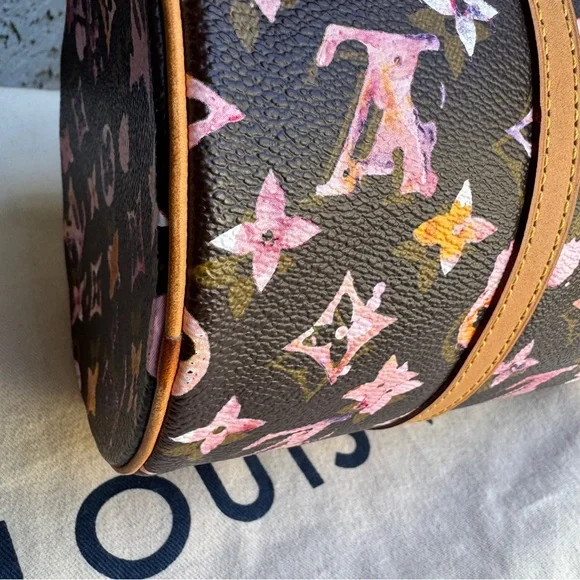 Louis Vuitton Richard Prince Monogram Watercolor Papillon 30 Shoulder Bag - Picture 11 of 15